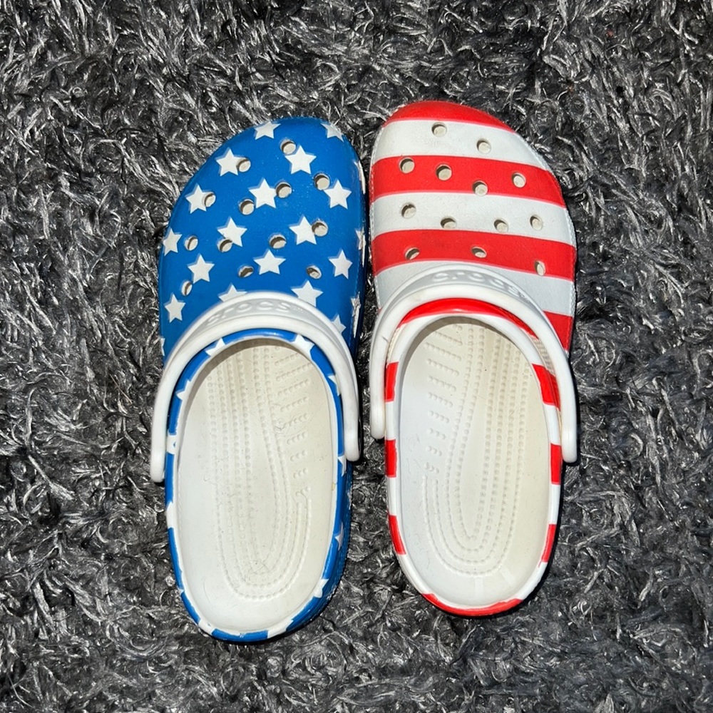 4th of July Crocs